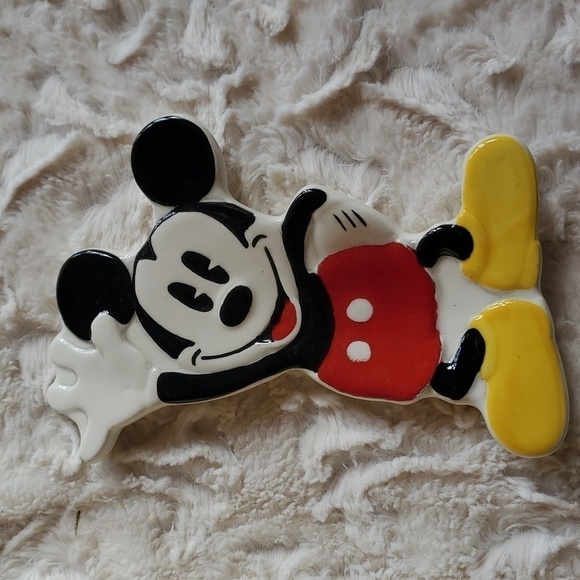 Disney Vintage Treasure Craft Mickey Mouse Spoon Rest - Picture 2 of 7